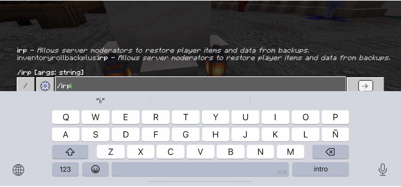 irprestore